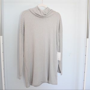 Tobi Gray Turtleneck Shift Dress